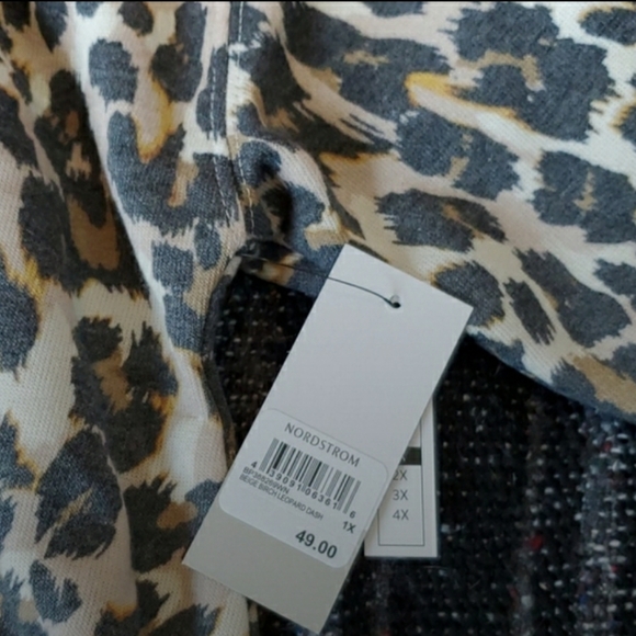 NWOT BP. Cheetah Print Pullover Hoodie - Picture 3 of 3